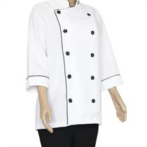 Dólmã chef de cozinha branco - g rs panificação