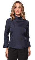 Dolma Chef Feminina com Zíper Azul Marinho Camila Dolma Chef Feminina com Zíper Azul Marinho Camila