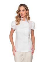 Dolma Chef Feminina Manga Curta Branco Luísa Dolma Chef Feminina Manga Curta Branco Luísa