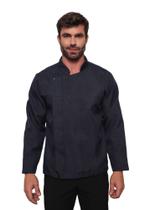 Dolma Chef Masculina com Zíper Azul Nápoles