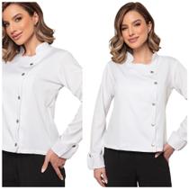 Dolma Feminina Branca Antonia com elastano