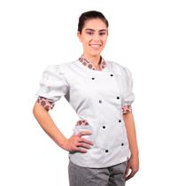 Dólmã Feminina Para Chef Cozinha Manga Bufante Princesa Estampa Biscoito Recheado 100% Algodão Gambuza Acinturada Para Cozinheira Dólmã Feminina Para Chef Cozinha Manga Bufante Princesa Estampa Biscoito Recheado 100% Algodão Gambuza Acinturada Para Cozinheira