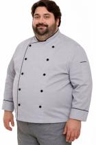 Dolma Masculina Plus Size Vantage Cinza