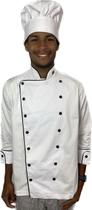 Dolmã Masculino Uniforme Ideal Para Cozinheiro Chefe de Cozinha rotinas e operação gastronomia