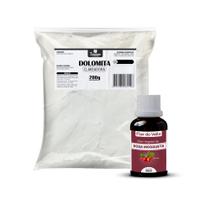 Dolomita Clareadora 200g e Rosa Mosqueta 30ml Clareador de Manchas para Skin Care Máscara Facial e cuidados com a pele