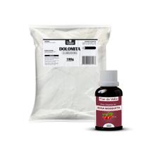Dolomita Clareadora de Manchas 100g e Óleo de Rosa Mosqueta 30ml Skin Care e Máscara Facial Dolomita Clareadora de Manchas 100g e Óleo de Rosa Mosqueta 30ml Skin Care e Máscara Facial