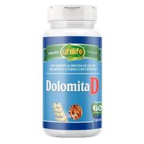 Dolomita D Cálcio Magnésio e Vitamina D 60 cápsulas