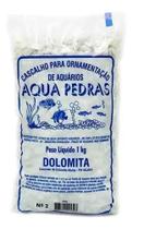 Dolomita Nº 2 1kg Branco Substrato Para Aquário Ornamental - Aqua Pedras