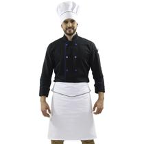 Doma de Chef Chapéu Avental Branco Cozinha Restaurante - Wp Confecções