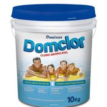 Domclor balde cloro 10kg granulado tradicional para piscina limpeza e manutenção