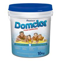 Domclor Hipoclorito de Calcio 65 Balde 10kg Cloro Para Piscinas Granulado Tratamento Limpeza Domclor Hipoclorito de Calcio 65 Balde 10kg Cloro Para Piscinas Granulado Tratamento Limpeza