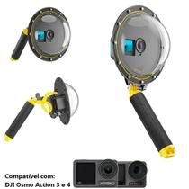 Dome Telesin Caixa Estanque + Bastão + Gatilho Dji Action 3