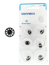 Domes abertos Eartip Connexx 3.0 para aparelhos auditivos Signia de 10 mm