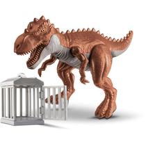 Domínio Dos Dinossauros Com T-rex E Jaula Super Reforçada Domínio Dos Dinossauros Com T-rex E Jaula Super Reforçada