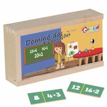 Dominó 4 Operações Matemáticas Mdf 28 Peças Brinquedo Pedagógico Carlu Dominó 4 Operações Matemáticas Mdf 28 Peças Brinquedo Pedagógico Carlu