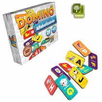 Domino Alfabetizando em Madeira 28PCS