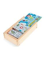 Dominó Antônimos - 28 Peças - Jott Play