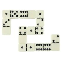 Dominó clássico nº 10 10 mm 28 peças Dominó clássico nº 10 10 mm 28 peças