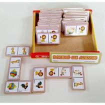 Dominó de Animais 28 Peças - Xalingo Dominó de Animais 28 Peças - Xalingo