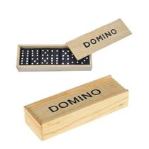 Domino De Madeira 38X20X5Mm No Estojo - Almega