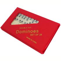 Dominó De Osso 28 Peças Profissional Com Estojo Maleta Para Guardar Reente Classico Tradicional - SQ Dominó De Osso 28 Peças Profissional Com Estojo Maleta Para Guardar Reente Classico Tradicional - SQ