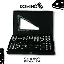 Domino de Osso Preto Profissional - Pedras Grandes - BRX