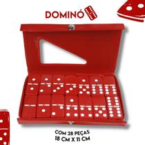 Domino De Osso Vermelho Profissional - Pedras Grandes - Nybc