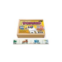 Dominó - Divisão Silábica - 28 Peças - Jottplay Dominó - Divisão Silábica - 28 Peças - Jottplay
