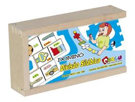 Dominó divisão silábica - mdf - carlu Dominó divisão silábica - mdf - carlu