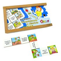 Dominó Educativo Completando a História Jogo Pedagógico Linguagem Madeira Carlu Dominó Educativo Completando a História Jogo Pedagógico Linguagem Madeira Carlu