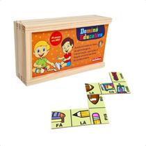 Dominó Educativo Divisão Silábica 28 peças - Carimbras - 7 anos Dominó Educativo Divisão Silábica 28 peças - Carimbras - 7 anos