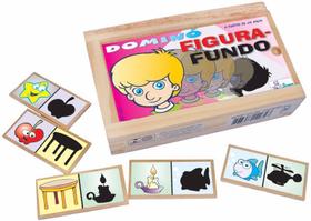 Domino Educativo Figura E Fundo Jogo Pedagogico Simque