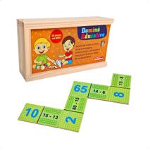 Dominó Educativo Subtração 28 peças - Carimbras - 6 anos Dominó Educativo Subtração 28 peças - Carimbras - 6 anos
