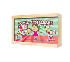 Dominó em Libras 28 Peças em MDF Ref. 1158 Dominó em Libras 28 Peças em MDF Ref. 1158