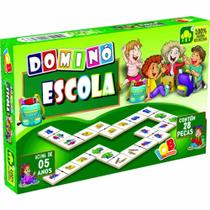 Dominó Escola Com 28 Peças IOB Brinquedos