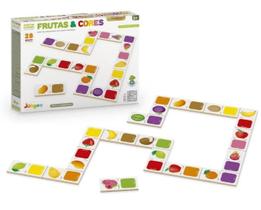 Dominó frutas e cores