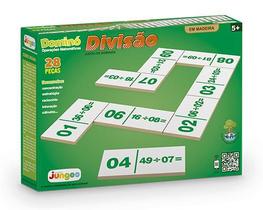 Dominó Jogo Matemática Divisão Em Madeira: Um investimento no futuro do seu filho!