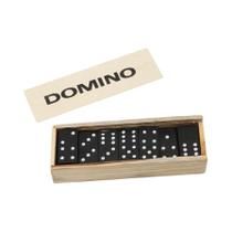 Dominó melamina dominó marfim caixa de couro marrom embalagem 28 jogos de festa para presente