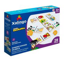 Dominó Minha Escolinha Divisão Silábica - Xalingo Dominó Minha Escolinha Divisão Silábica - Xalingo