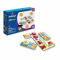 Domino minha escolinha silabas 28pcs xalingo Domino minha escolinha silabas 28pcs xalingo