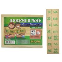 Dominó Multilicação Verde Jott Play 28 Peças Dominó Multilicação Verde Jott Play 28 Peças