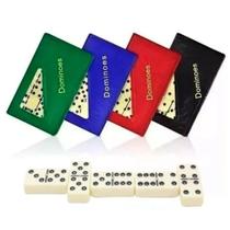 Dominó Não Profissional 28 Peças 9mm Estojo Jogo Brincadeira Dominó Não Profissional 28 Peças 9mm Estojo Jogo Brincadeira