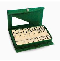 Dominó Osso Profissional 28 Peças Resina Duro Estojo Luxo Dominó Osso Profissional 28 Peças Resina Duro Estojo Luxo