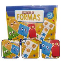 Dominó Pedagógico Conhecendo as Formas - 28 Peças Dominó Pedagógico Conhecendo as Formas - 28 Peças