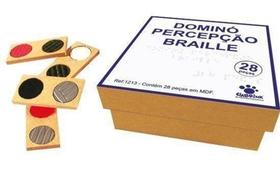 Dominó Percepção em Braille - Cia Brink Dominó Percepção em Braille - Cia Brink