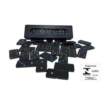 Dominó plástico colorido águia branca Dominó plástico colorido águia branca