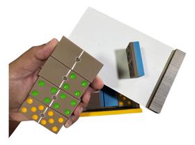 Dominó Profissional 28 Pçs, Em Pvc, Com Pino! Não Quebra!!!! Dominó Profissional 28 Pçs, Em Pvc, Com Pino! Não Quebra!!!!