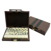 Domino profissional 28 pecas osso maleta luxo jogo estojo Domino profissional 28 pecas osso maleta luxo jogo estojo