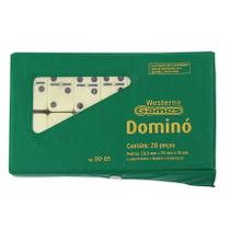 Dominó Profissional De Osso - Estojo Com 28 Peças Dominó Dominó Profissional De Osso - Estojo Com 28 Peças Dominó