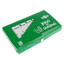 Dominó Profissional Osso Estojo 28 Peças Double Six Jogo 8mm Verde Dominó Profissional Osso Estojo 28 Peças Double Six Jogo 8mm Verde